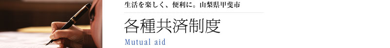 各種共済制度